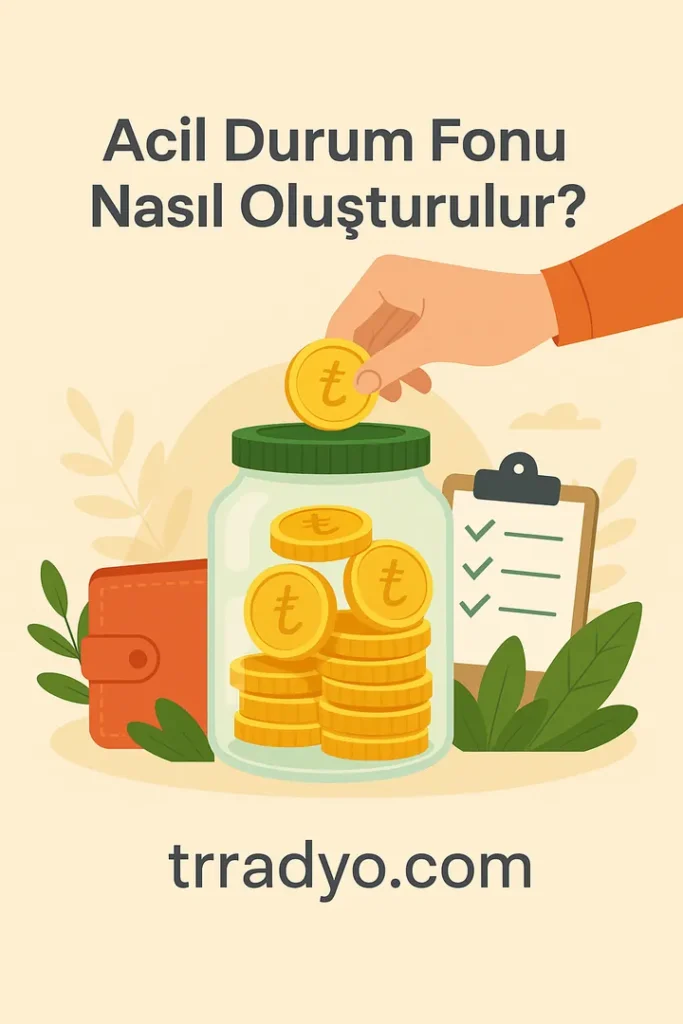 Acil Durum Fonu Nasıl Oluşturulur TRRadyo