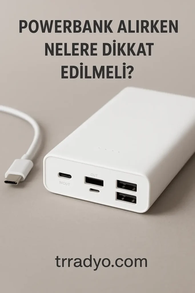 Powerbank Alırken Nelere Dikkat Edilmeli TRRadyo
