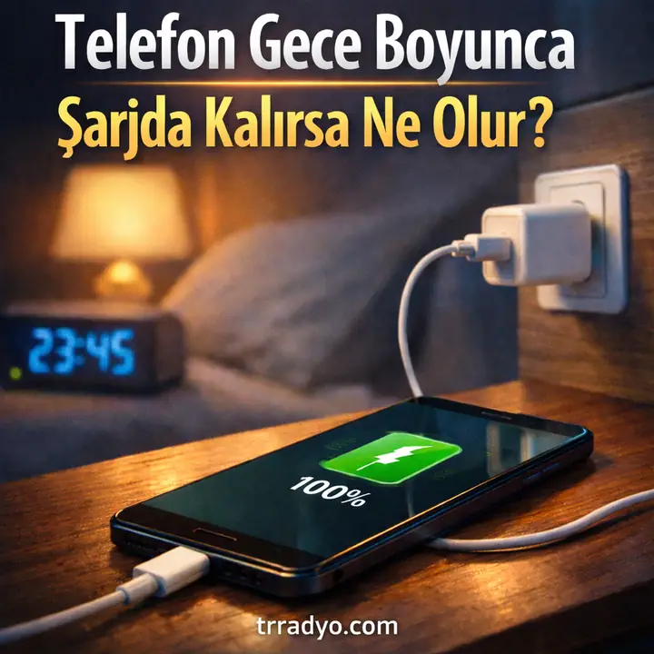 Telefon Gece Boyunca Şarjda Kalırsa Ne Olur TRRadyo