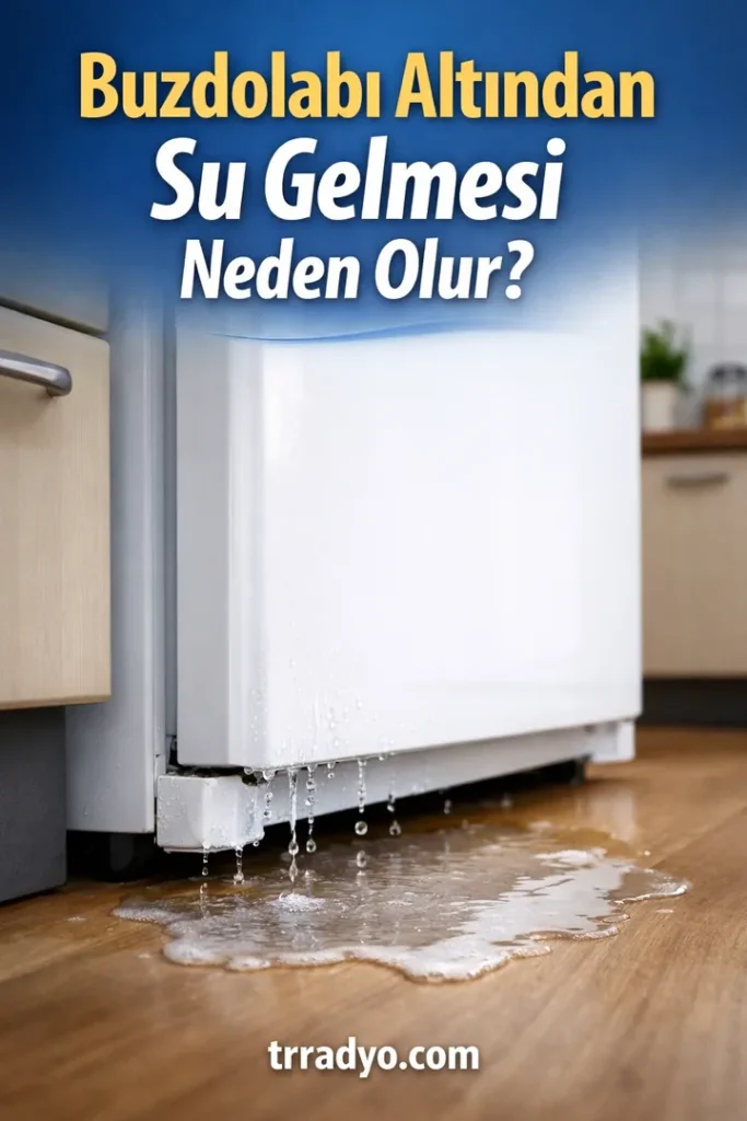 Buzdolabı Altından Su Gelmesi Neden Olur TRRadyo